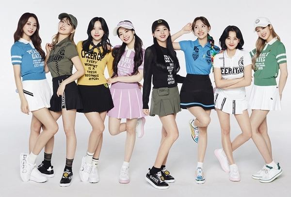 Twice ゴルフウェアブランド Pearlygates 広告モデルに抜擢