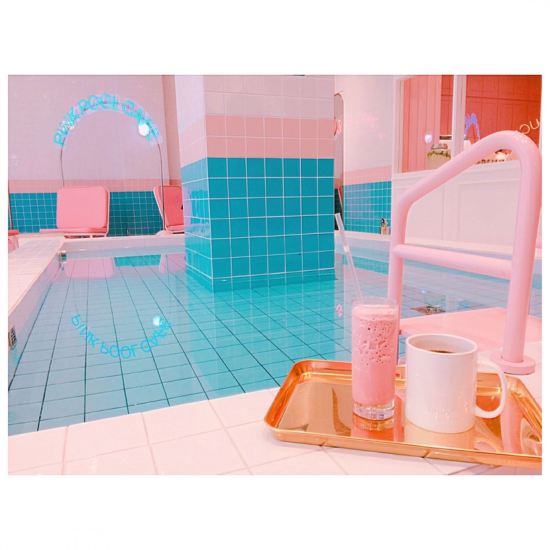 写真映え100 Style Nandaのカフェ Pink Pool Cafe がかわいすぎる