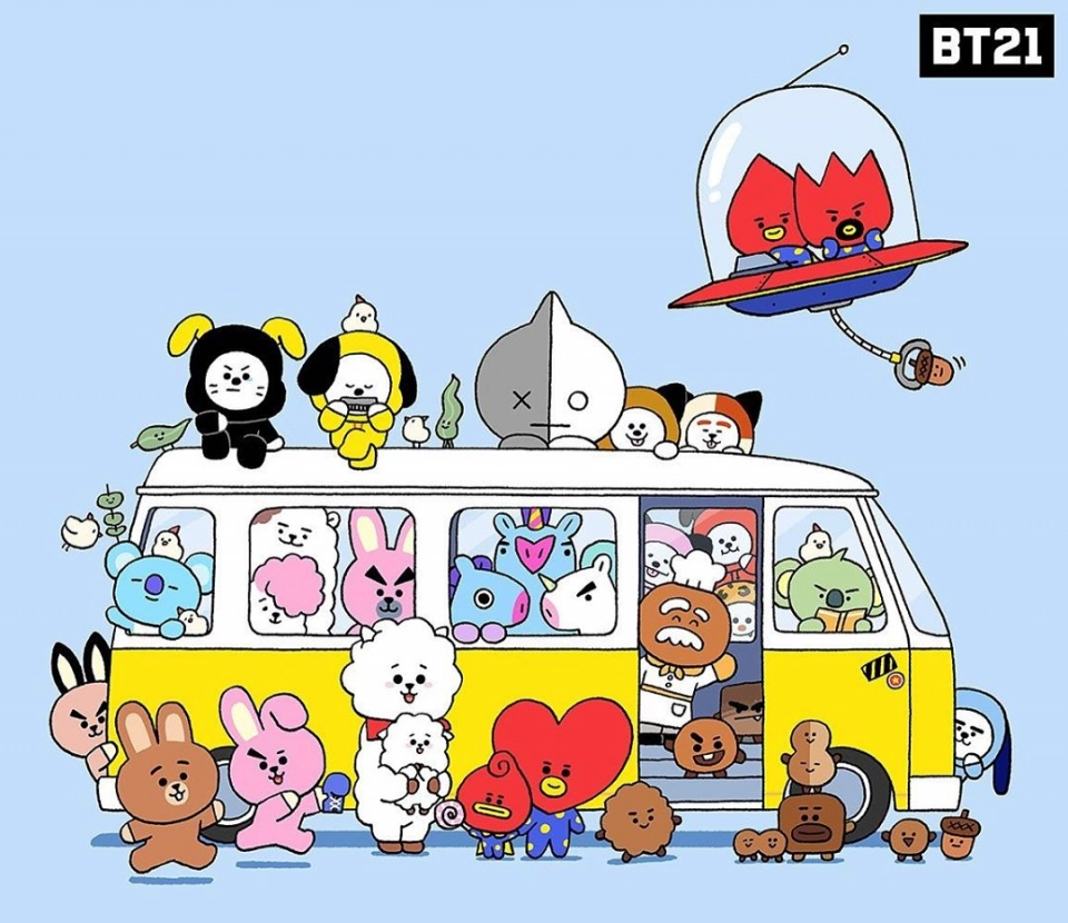 Bts 防弾少年団 メンバーが作ったキャタクターbt21のすべて 3 Page